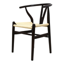 WISHBONE SILLA REPLICA negra/natural - JM26