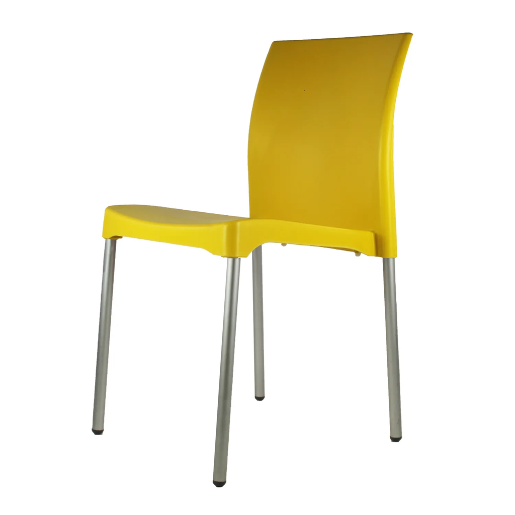 VIVAN set 6 SILLAS 100% EXTERIOR AMARILLO - JM26