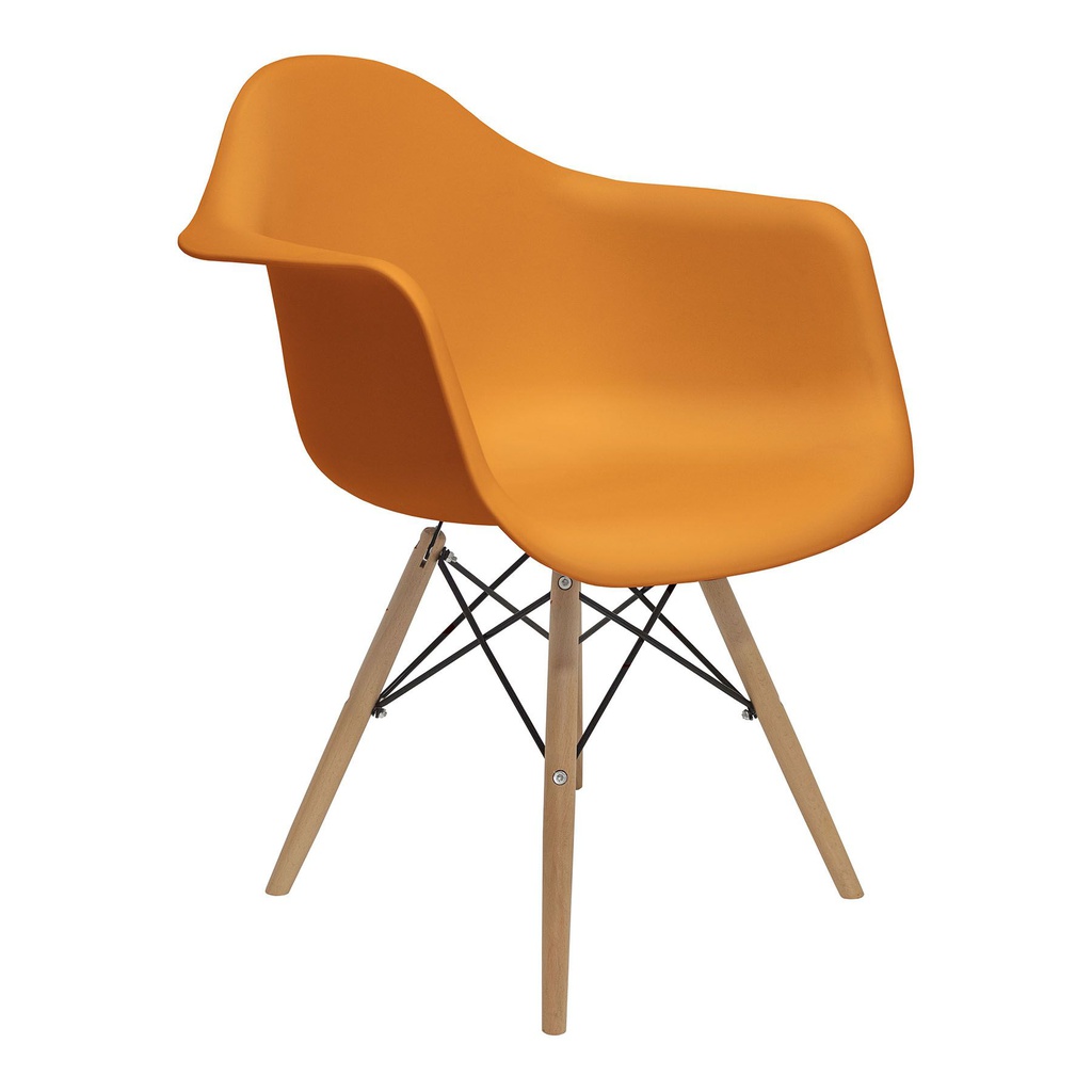 EAMES SILLA CB MADERA REPLICA BERLIN NARANJA - MO26