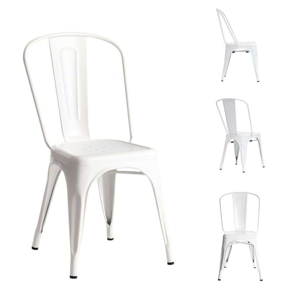 TOLIX SILLA set 4 REPLICA BOLTON BLANCA - MO26