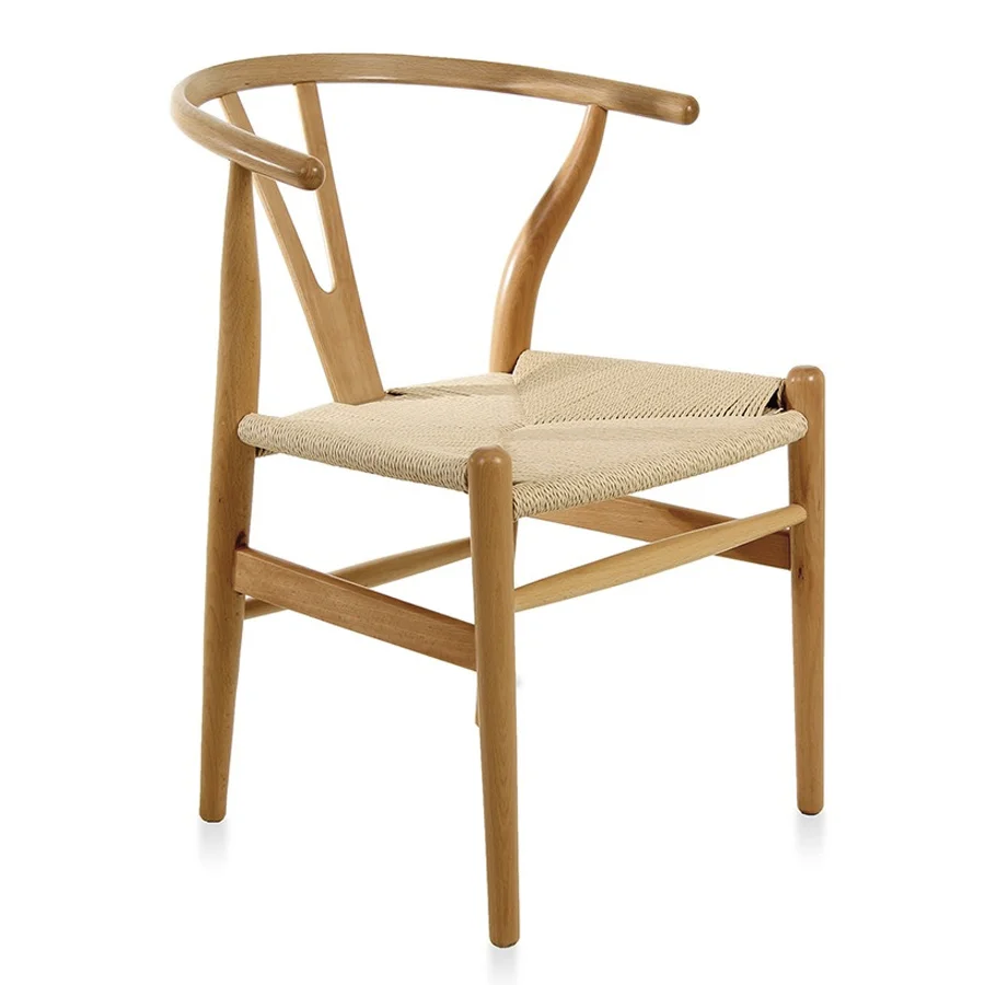 WISHBONE SILLA REPLICA PREMIUM natural/natural - MO26