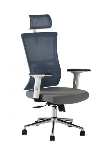 GIRONA SILLA OFICINA GRIS AZUL - MO26