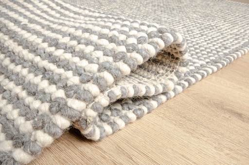 [10846] LATUR N8004 GRIS/ MARFIL 60*90 TAPETE - LN26