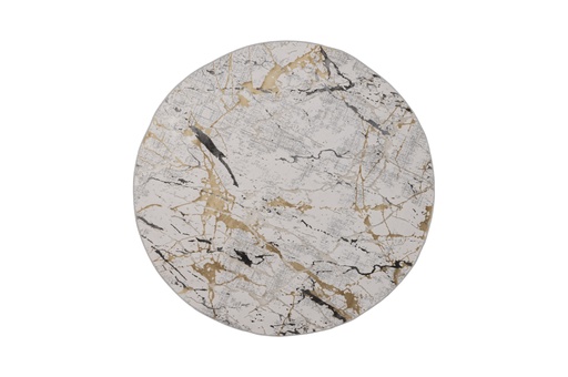 [10200] ZARIA T2187 GRIS CREMA 200 DIA TAPETE - LN26 - Quedan pocos