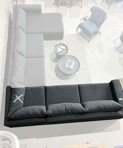 PAULETTE SOFA CON 2 BRAZOS - EC25