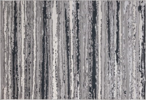 [10385] JASMINE U5015 GRIS NEGRO 300*400 TAPETE - LN26 - Quedan pocos