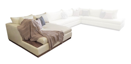 CHANTAL CHAISE LONGUE ANCHO MADERA - EC25