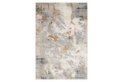 [9738] RENNES U2045 GRIS CREMA ORO 240*330 TAPETE - LN26  - Quedan pocos
