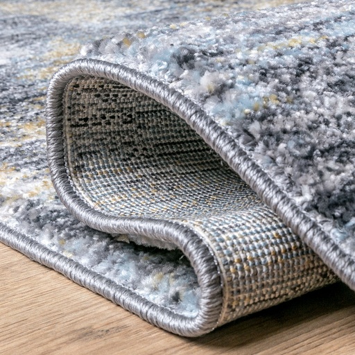 [9047] YENICE T7008 GRIS AZUL 300*400 TAPETE - LN26 