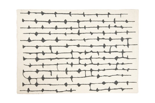 [11097] MYRA D2024 BEIGE GRIS 200*290 TAPETE PARA EXTERIOR - LN26 