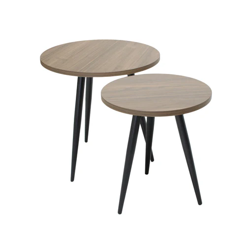 [MESA0904929] ATA SET 2 MESITAS LATERALES - JM25 * agotado por llegar