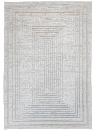 [12948] BELINA U6057 BEIGE MARFIL 60*90 TAPETE PARA EXTERIOR - LN26