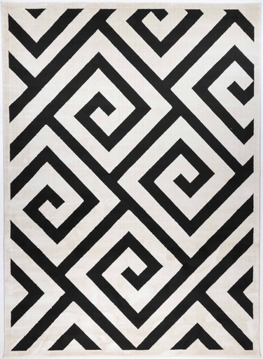 [11296] OPTIKA T9042 CREMA NEGRO 160*230 TAPETE - LN26