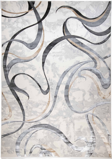 [11198] FATIMA T2322 GRIS CREMA 240*340 TAPETE - LN26