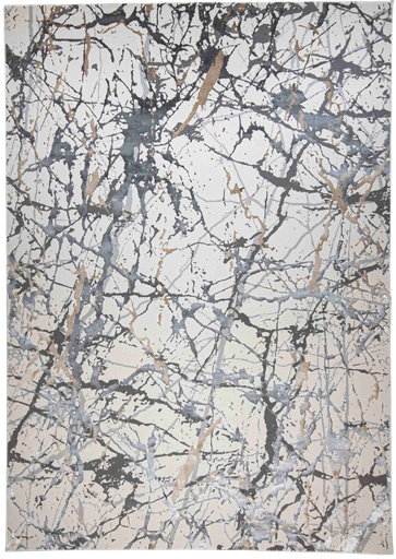 [11205] FATIMA T2323 GRIS CREMA 60x90cm TAPETE - LN26