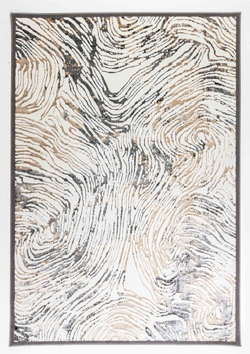 [11427] FATIMA T2337 GRIS CREMA 60x90cm TAPETE - LN26