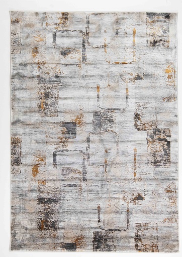 [11451] HADIM T2360 GRIS GRIS ORO 60*90 TAPETE - LN26