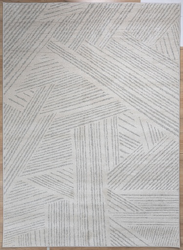 [12722] PIERA U6051 CREMA BEIGE GRIS 160*230 TAPETE - LN26