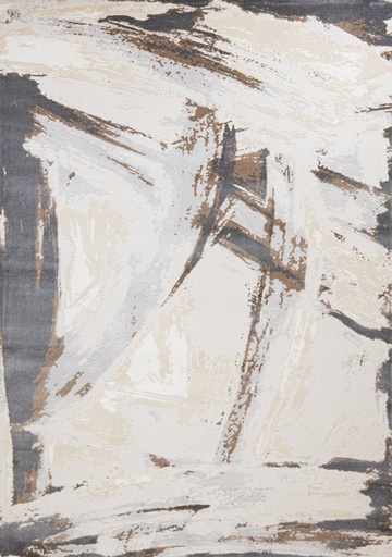 [12321] VELEKA U6044 CREMA ORO GRIS 160x230cm TAPETE - LN26