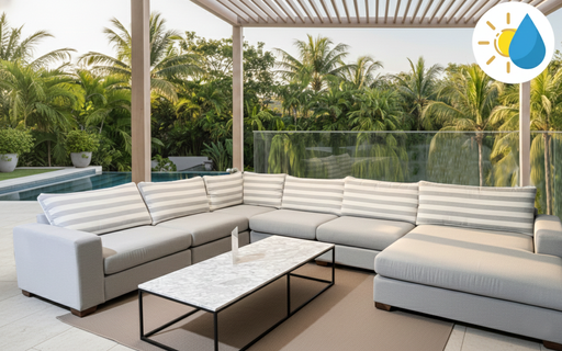 [MAD6] CAMELIA SALA EN HERRADURA TELA DE EXTERIOR - EC25 *disponible en tienda