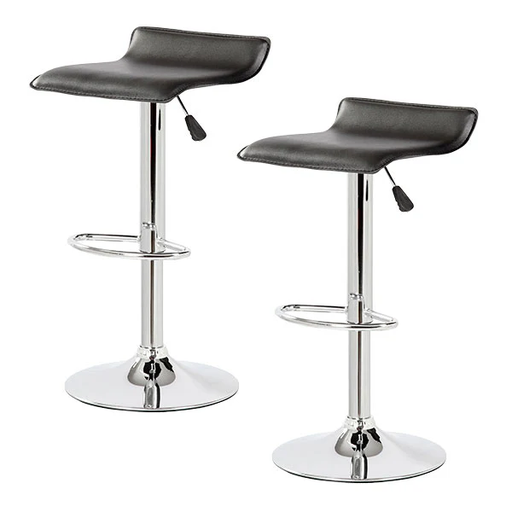 [BANC0903617 NEGRO] SONI SET 2 BANCOS  NEGROS ALTURA AJUSTABLE - JM26.