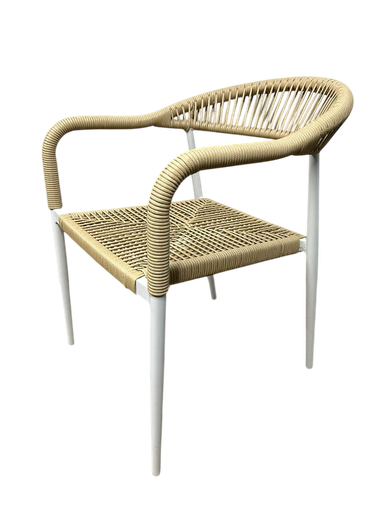 [SILLA HUATULCO BEIGE] MAUI SILLA PARA EXTERIOR BEIGE - MO26