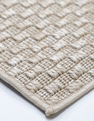 [13602] MANYAS R3008 BEIGE BEIGE 60*90 TAPETE PARA EXTERIOR - LN26