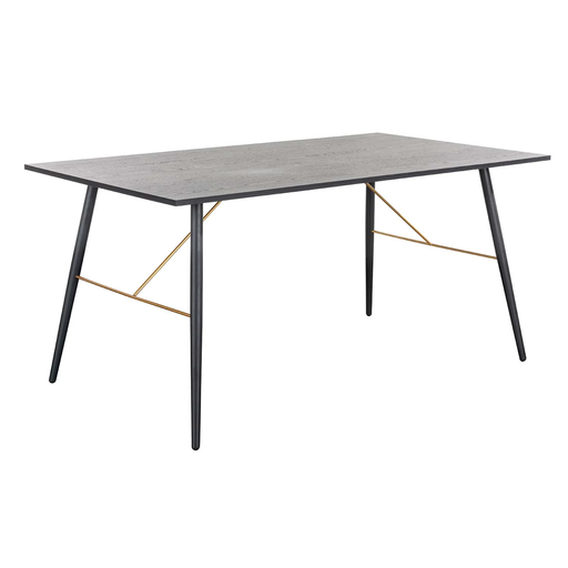 LUX MESA DE COMEDOR RECTANGULAR 160x90 NEGRO - JM26