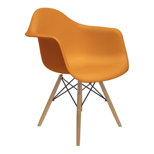 EAMES SILLA CB MADERA REPLICA BERLIN NARANJA - MO26