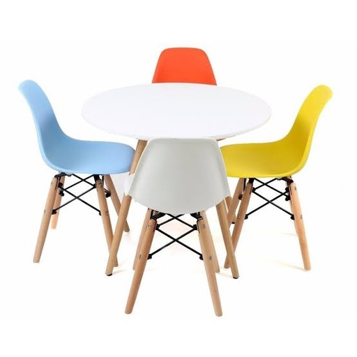 EAMES KIDS set MESA Y 4 SILLAS REPLICA BERLIN - MO26 *pieza unica