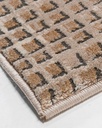 BESNI T4049 ORO PLATA CUADROS 60*90 TAPETE - LN 