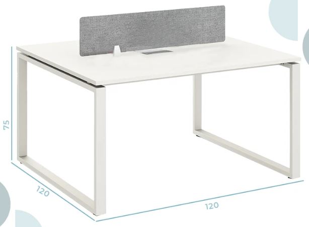 ZAR ESTACION DE TRABAJO ESCRITORIO 4 PERSONAS - JM25