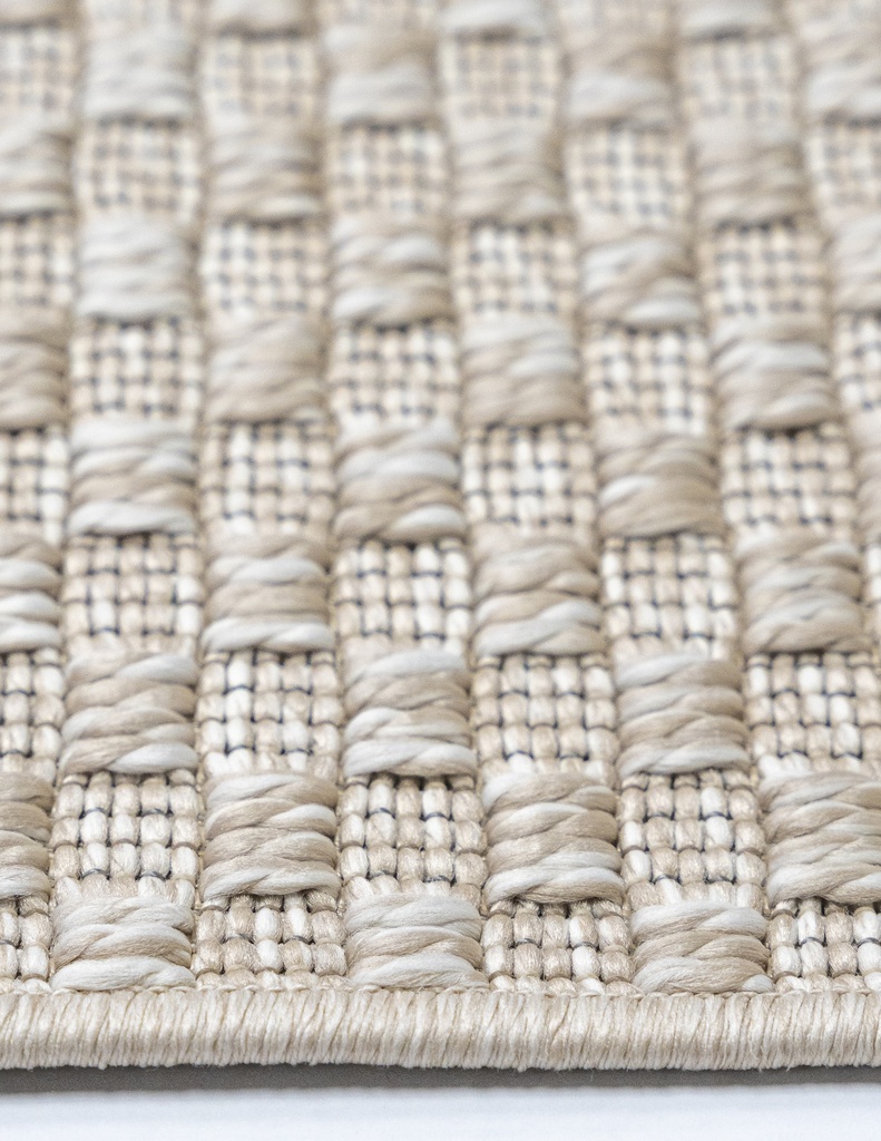 MANYAS R3008 BEIGE BEIGE 160*230 TAPETE PARA EXTERIOR - LN26