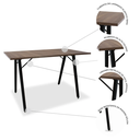 FRANK MESA DE COMEDOR RECTANGULAR 120x70 tono nogal - JM26