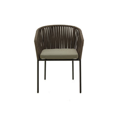 HAWAII SILLA PARA EXTERIOR CON 1 COJIN DE ASIENTO TAUPE - MO26