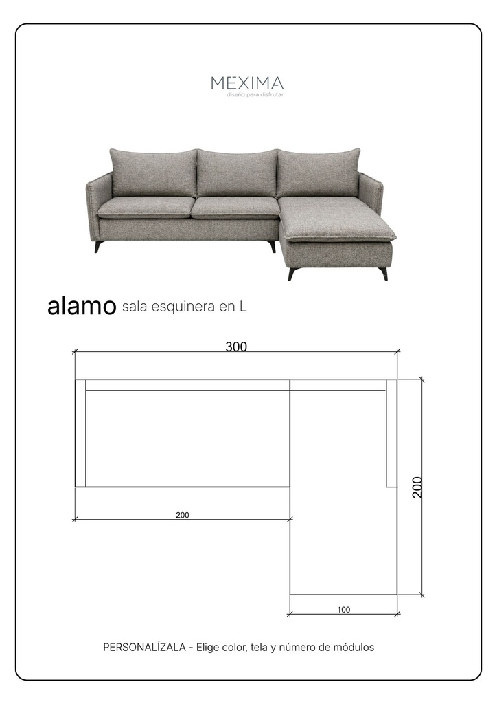 ALAMO SALA EN L SALA ESQUINERA - EC25