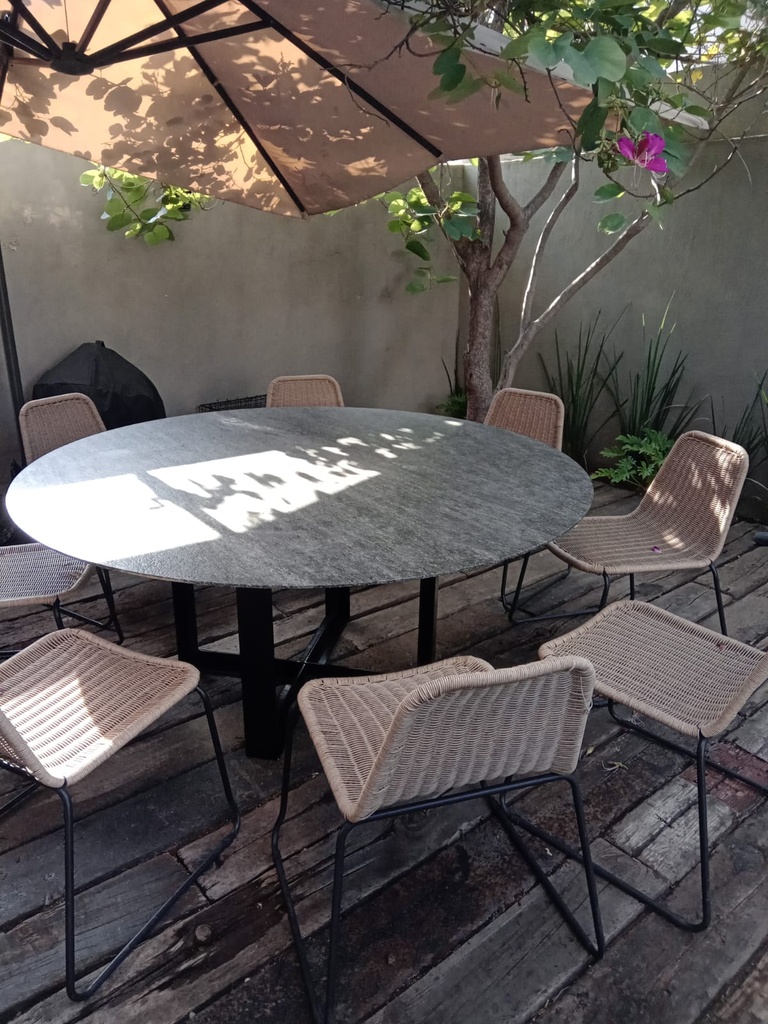 PIEDRA CIRCULAR 120cm MESA DE COMEDOR - MG25
