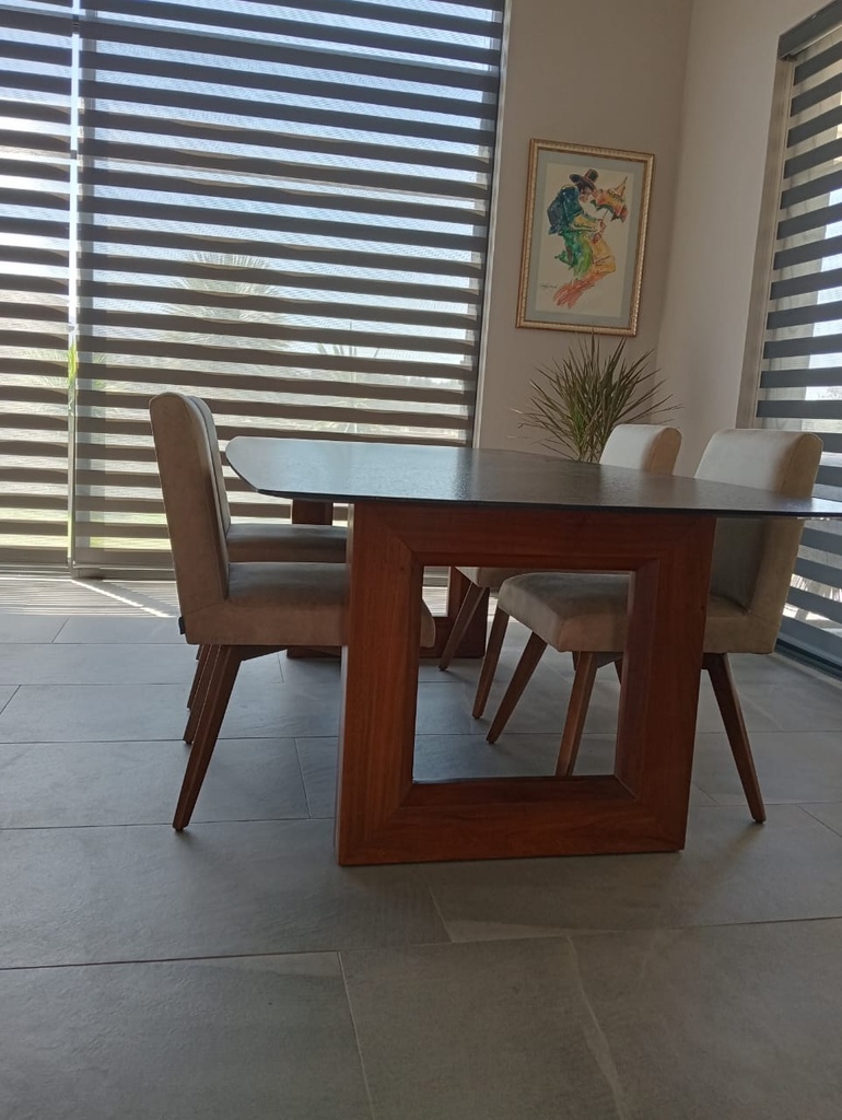 PIEDRA RECTANGULAR 135x270cm MESA DE COMEDOR - MG25
