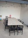 PIEDRA RECTANGULAR 135x270cm MESA DE COMEDOR - MG25