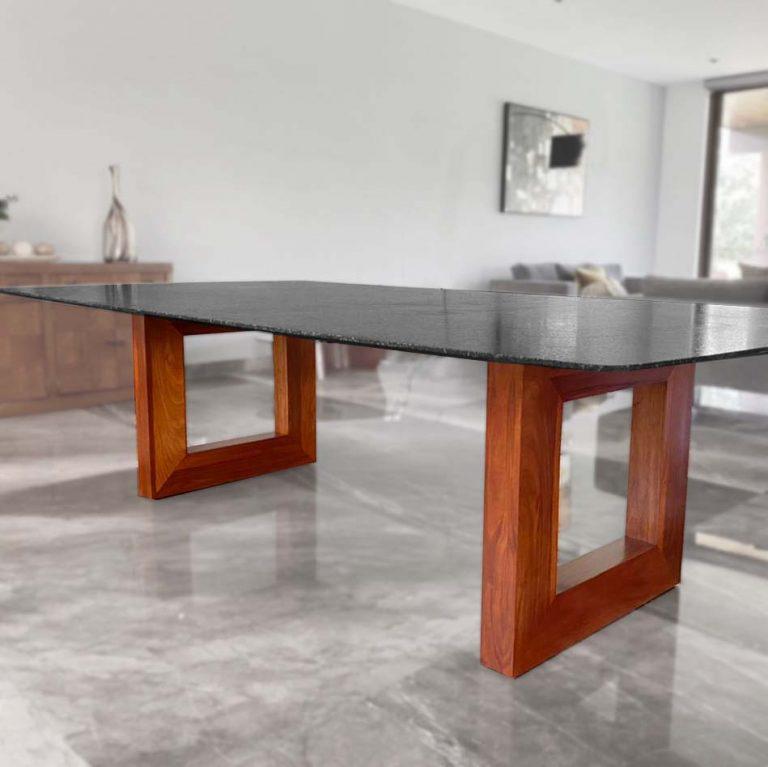 PIEDRA RECTANGULAR 135x270cm MESA DE COMEDOR - MG25