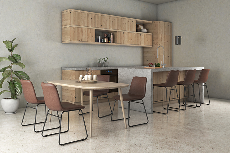 STANZA SILLA PIEL REGENERADA set 2 sillas - Oc26