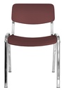 MILK SILLA CROMO VARIOS COLORES set 4 sillas - Oc26