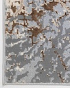BESNI T4033 GRIS ORO PLATA  60*90 TAPETE - LN 