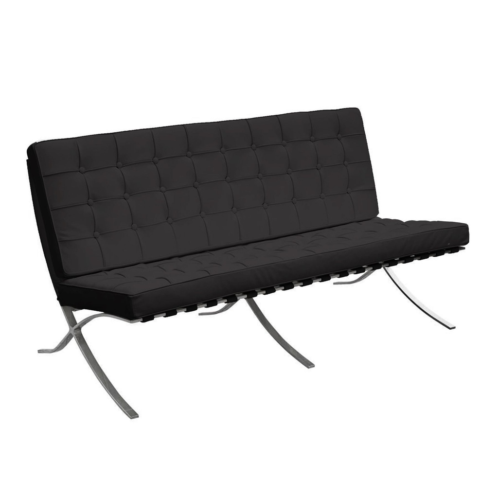 BARCELONA LOVE SEAT MIES VAN DER ROHE REPLICA AVIÑON - M