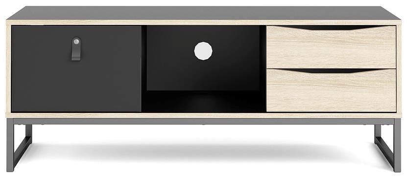 STUBBE MUEBLE TV PATAS METAL JALADERA PIEL - RTA A Dinamarca t *consultar disponibilidad quedan pocos