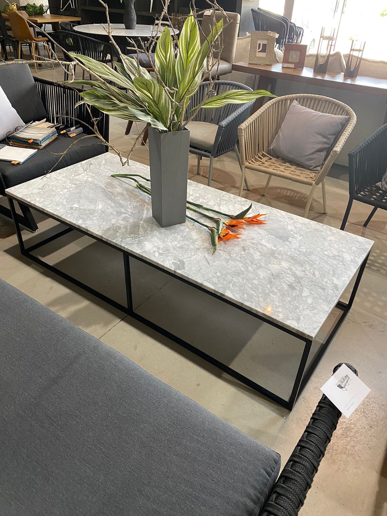 MG MARMOL BLANCO MESA DE CENTRO 76x174 - MG *PIEZA UNICA