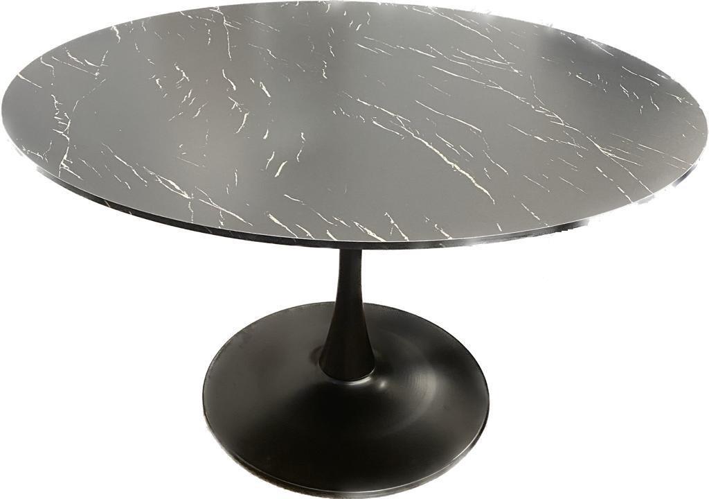TULIP MESA COMEDOR CIRCULAR NEGRA - M25 *consultar disponibilidad