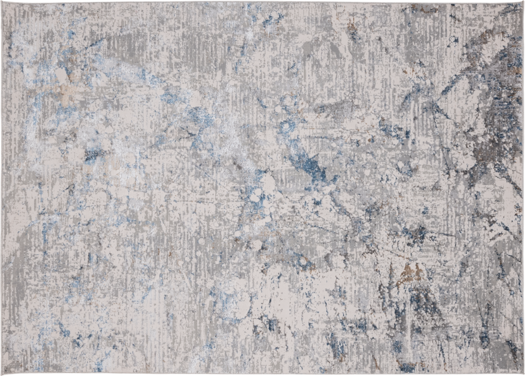 ADARA T2255 CREMA AZUL 160*230 ALFOMBRA TAPETE - LN