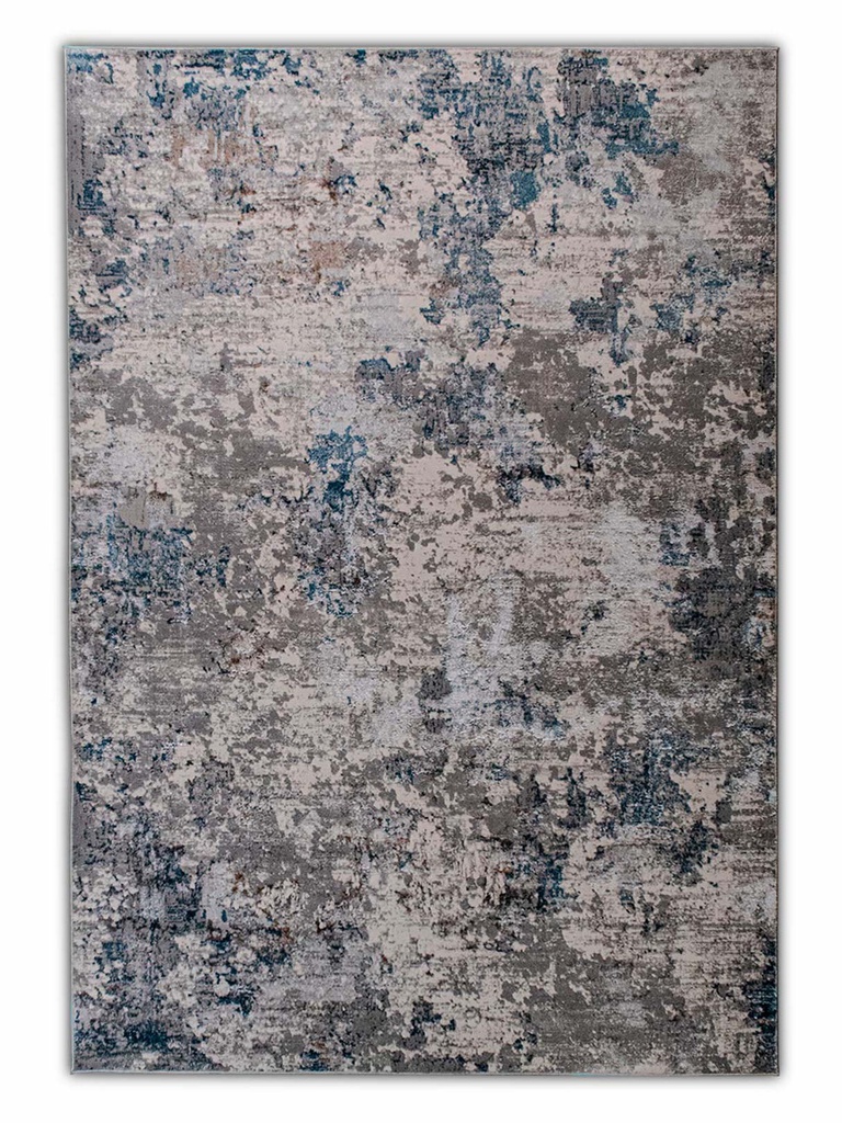 DARICA T2071 CREMA AZUL 300*400 TAPETE - LN26