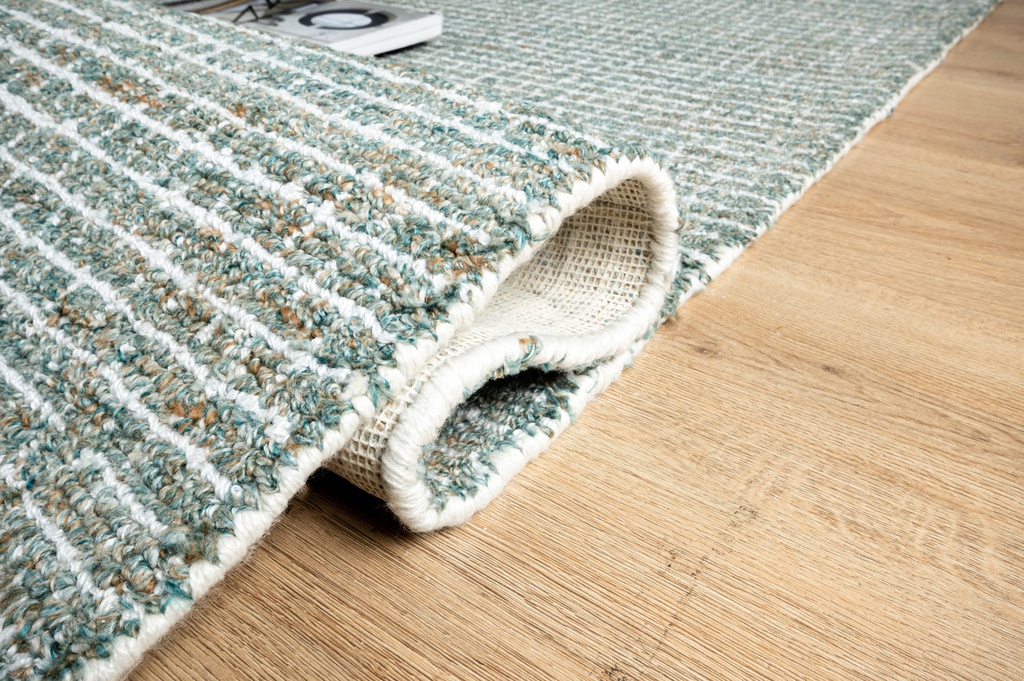 MYRA D2023 TURQUESA BEIGE 160*230 TAPETE PARA EXTERIOR - LN26 